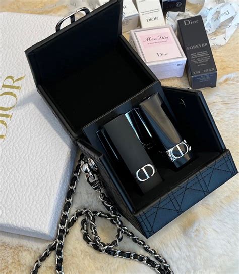 dior lipstick box|christian Dior lipstick bag.